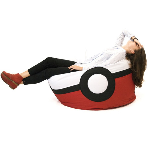 Кресло мешок "Pokeball" (пуф) детское ✅ хорошие характеристики Кресло мешок "Pokeball" (пуф) детское ✅ хорошие характеристики фото5