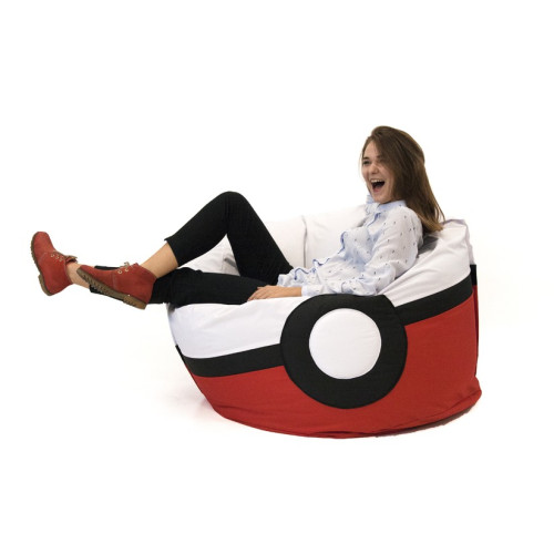 Кресло мешок "Pokeball" (пуф) детское ✅ хорошие характеристики Кресло мешок "Pokeball" (пуф) детское ✅ хорошие характеристики фото6