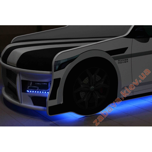 Ліжко машина для дівчинки Premium підсвічування Led Позашляховик ✅ хороші характеристики Ліжко машина для дівчинки Premium підсвічування Led Позашляховик ✅ хороші характеристики фото4