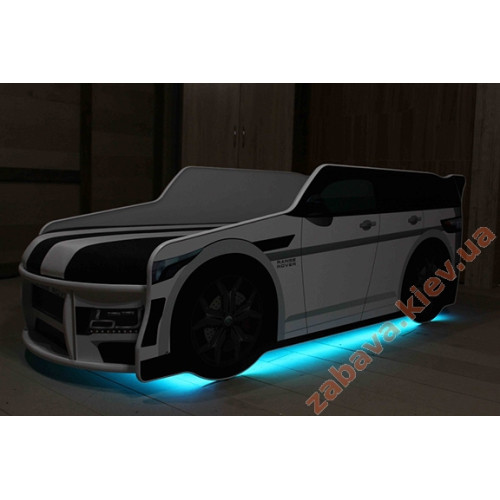 Ліжко машина для дівчинки Premium підсвічування Led Позашляховик ✅ хороші характеристики Ліжко машина для дівчинки Premium підсвічування Led Позашляховик ✅ хороші характеристики фото3