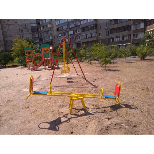 Детская горка Медведь + качели балансир 220см уличная ✅ хорошие характеристики Детская горка Медведь + качели балансир 220см уличная ✅ хорошие характеристики фото3