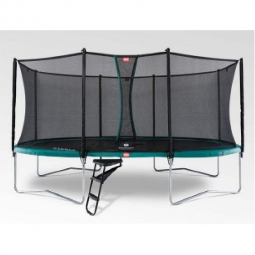 Батут BERG c Green с защитной сеткой Comfort овальный огромный