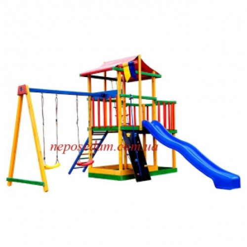 Детский игровой комплекс цветной Babyland-11