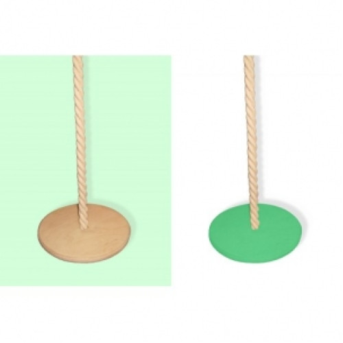 Качеля-диск на хлопковом канате (лакованая) ✅ хорошие характеристики Качеля-диск на хлопковом канате (лакованая) ✅ хорошие характеристики