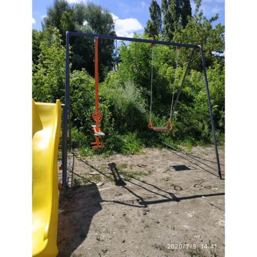 Комплекс детский уличный с качелями и горкой ✅ хорошие характеристики Комплекс детский уличный с качелями и горкой ✅ хорошие характеристики фото3