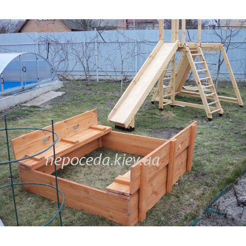 Пісочниця для вулиці 145см "Дружок" ✅ хороші характеристики Пісочниця для вулиці 145см "Дружок" ✅ хороші характеристики фото5