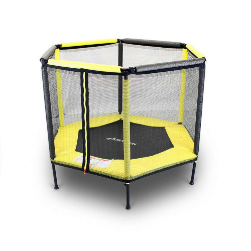 Батут дитячий манеж 140см Yellow шестикутний ✅ хороші характеристики Батут дитячий манеж 140см Yellow шестикутний ✅ хороші характеристики фото4