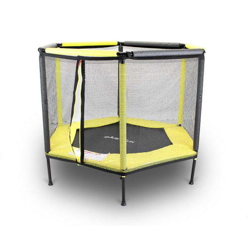 Батут дитячий манеж 140см Yellow шестикутний ✅ хороші характеристики Батут дитячий манеж 140см Yellow шестикутний ✅ хороші характеристики фото6