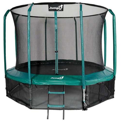 Батут Jumpi Maxy Comfort с внутренней сеткой 312 см зеленый до 160 кг Батут Jumpi Maxy Comfort с внутренней сеткой 312 см зеленый до 160 кг