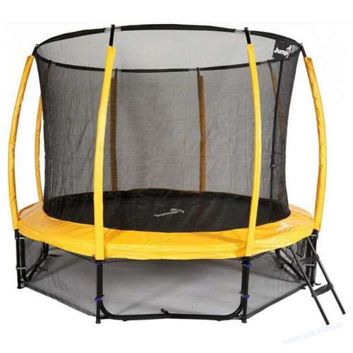 Батут Jumpi Maxy Comfort Plus с внутренней сеткой 312 см желтый ✅ хорошие характеристики Батут Jumpi Maxy Comfort Plus с внутренней сеткой 312 см желтый ✅ хорошие характеристики фото3
