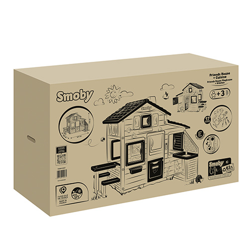 Детский домик Smoby 172см Для друзей с кухней ✅ хорошие характеристики Детский домик Smoby 172см Для друзей с кухней ✅ хорошие характеристики фото3