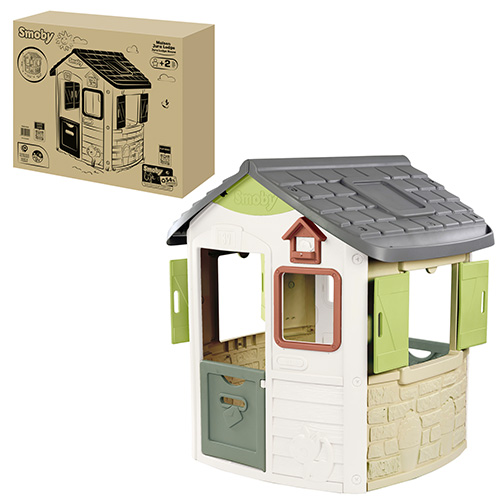 Дитячий будиночок лісника Smoby Green Нео 123x115x132 см ✅ хороші характеристики Дитячий будиночок лісника Smoby Green Нео 123x115x132 см ✅ хороші характеристики фото2