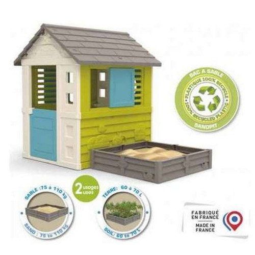 Детский пластиковый домик Smoby Garden House 2в1 с песочницей или грядкой ✅ хорошие характеристики Детский пластиковый домик Smoby Garden House 2в1 с песочницей или грядкой ✅ хорошие характеристики фото2