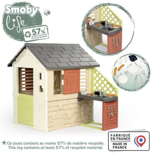 Ігровий дитячий будиночок Smoby Сонячний з літньою кухнею ✅ хороші характеристики Ігровий дитячий будиночок Smoby Сонячний з літньою кухнею ✅ хороші характеристики фото2