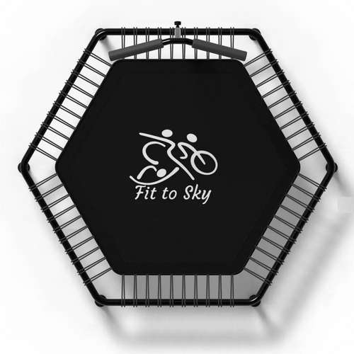 Батут з ручкою FitToSky 127 см для фітнесу, чорний ✅ хороші характеристики Батут з ручкою FitToSky 127 см для фітнесу, чорний ✅ хороші характеристики фото1