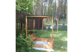 Детская песочница с крышей https://neposedam.com.ua/catalog-na-dachu-kids777/plast-peso4nica/