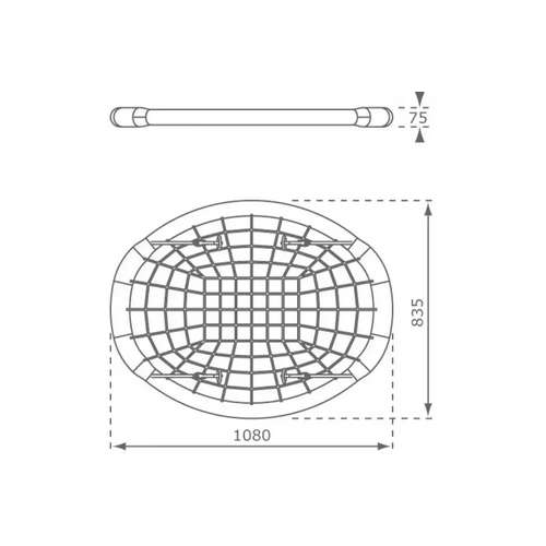 Дитячі гойдалки Гніздо OVAL NEW 108x83 см ✅ хороші характеристики Дитячі гойдалки Гніздо OVAL NEW 108x83 см ✅ хороші характеристики фото1