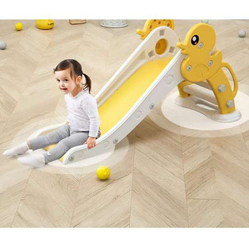 Пластиковая горка Ducky Желто-серая 115 см для деток ✅ хорошие характеристики Пластиковая горка Ducky Желто-серая 115 см для деток ✅ хорошие характеристики фото4