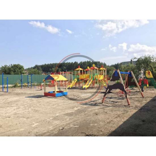 Дитяча гойдалка на дерев'яних стійках подвійна "Олень" ✅ хороші характеристики Дитяча гойдалка на дерев'яних стійках подвійна "Олень" ✅ хороші характеристики фото3
