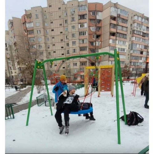 Гойдалка Гніздо лелеки на каркасі на ніжках на вулицю ✅ хороші характеристики Гойдалка Гніздо лелеки на каркасі на ніжках на вулицю ✅ хороші характеристики фото3