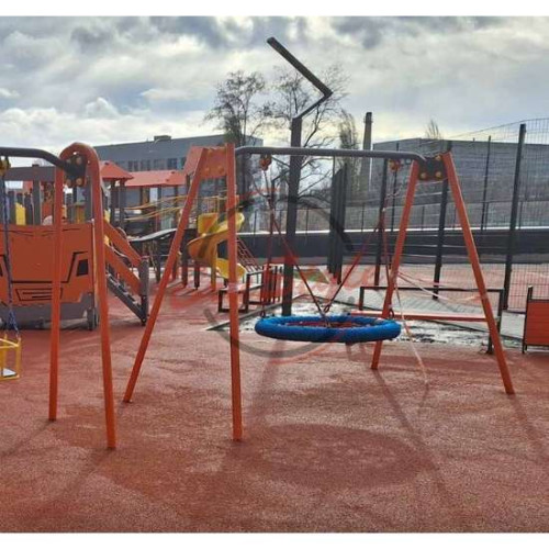 Гойдалка Гніздо лелеки на каркасі на ніжках на вулицю ✅ хороші характеристики Гойдалка Гніздо лелеки на каркасі на ніжках на вулицю ✅ хороші характеристики фото5