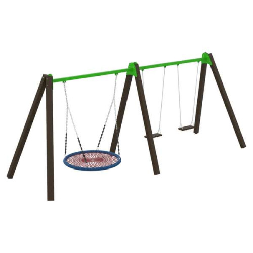 Гойдалки Triple Fun Wood