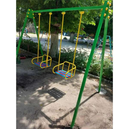 Дитячі вуличні гойдалки двомісні на підшипниках ✅ хороші характеристики Дитячі вуличні гойдалки двомісні на підшипниках ✅ хороші характеристики фото5