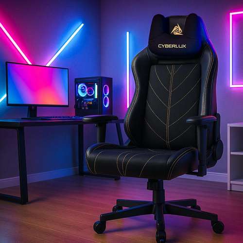Геймерське крісло Cyberlux Helios Black ✅ хороші характеристики Геймерське крісло Cyberlux Helios Black ✅ хороші характеристики фото13