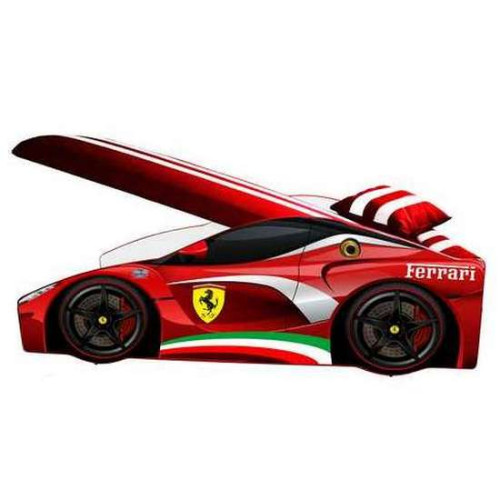 Машинка ліжко для хлопчика Ferrari Еліт 70x150 + матрац ✅ хороші характеристики Машинка ліжко для хлопчика Ferrari Еліт 70x150 + матрац ✅ хороші характеристики фото3