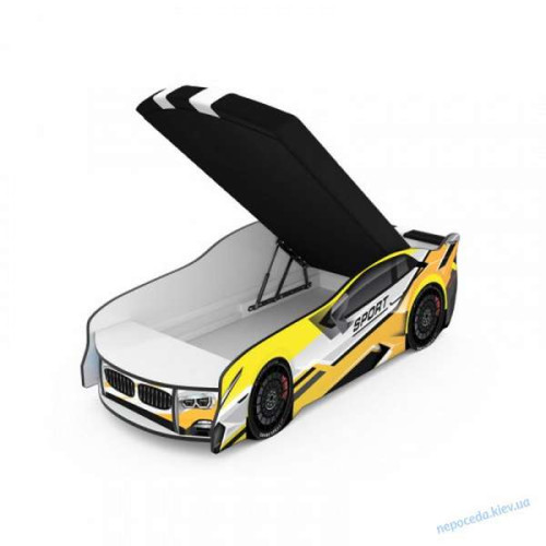 Кровать машинка Space BMW SPORT желтый ✅ хорошие характеристики Кровать машинка Space BMW SPORT желтый ✅ хорошие характеристики фото1