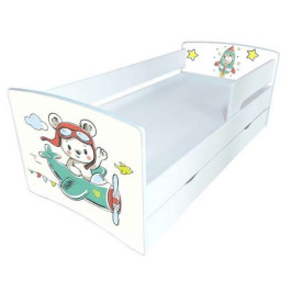 Детская кровать для мальчика с ящиком Kinder Cool Детская кровать для мальчика с ящиком Kinder Cool