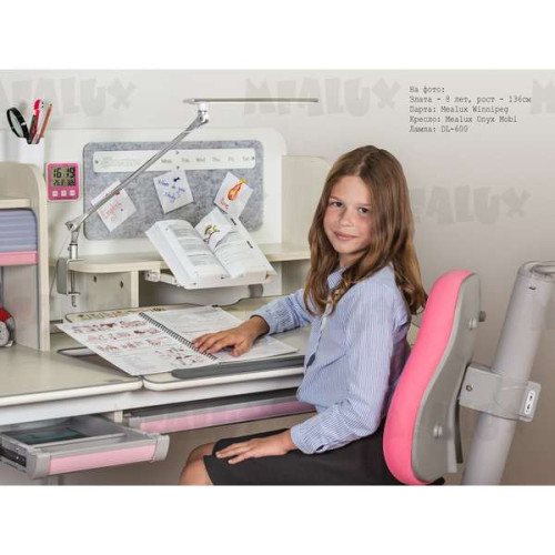 Дитячий стіл Mealux Winnipeg Multicolor MG+PN рожевий дівчинці ✅ хороші характеристики Дитячий стіл Mealux Winnipeg Multicolor MG+PN рожевий дівчинці ✅ хороші характеристики фото6