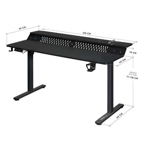 Стол с электрорегулировкой высоты PowerDesk Extra Black ✅ хорошие характеристики Стол с электрорегулировкой высоты PowerDesk Extra Black ✅ хорошие характеристики фото1