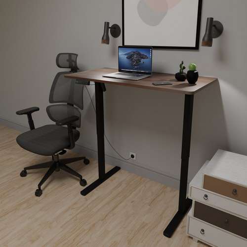 Стіл з електрорегулюванням висоти PowerDesk Lite Walnut ✅ хороші характеристики Стіл з електрорегулюванням висоти PowerDesk Lite Walnut ✅ хороші характеристики фото2