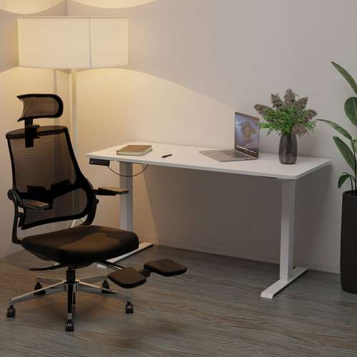 Стіл геймерський з електрорегулюванням висоти PowerDesk Duo White ✅ хороші характеристики Стіл геймерський з електрорегулюванням висоти PowerDesk Duo White ✅ хороші характеристики фото2