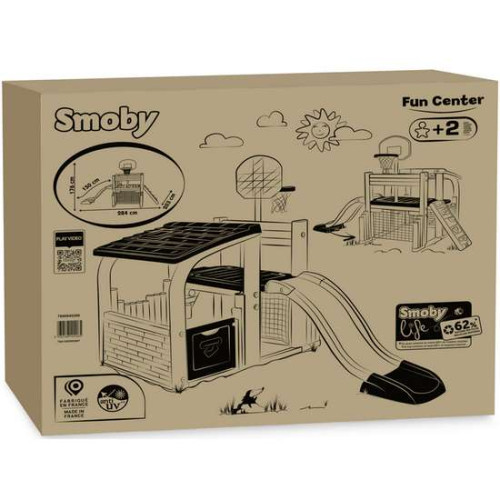 Игровой центр Smoby Развлечения с баскетбольной корзиной, футбольными воротами и горкой ✅ хорошие характеристики Игровой центр Smoby Развлечения с баскетбольной корзиной, футбольными воротами и горкой ✅ хорошие характеристики фото10