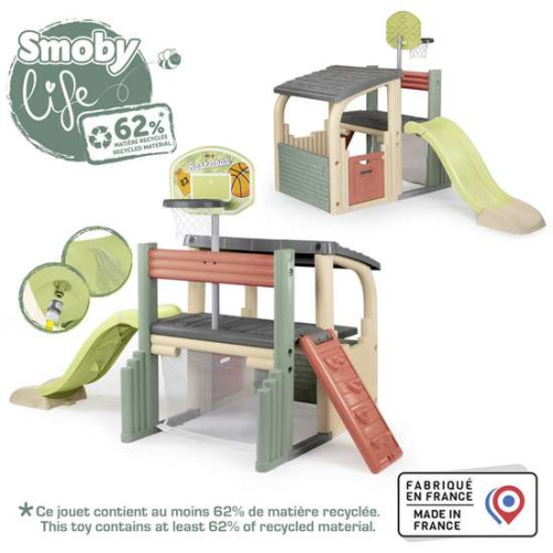 Игровой центр Smoby Развлечения с баскетбольной корзиной, футбольными воротами и горкой ✅ хорошие характеристики Игровой центр Smoby Развлечения с баскетбольной корзиной, футбольными воротами и горкой ✅ хорошие характеристики фото2
