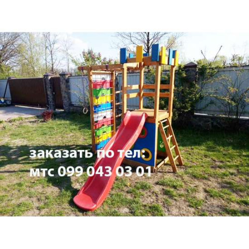 Дитячий ігровий комплекс Вежа-15 дерев'яний ✅ хороші характеристики Дитячий ігровий комплекс Вежа-15 дерев'яний ✅ хороші характеристики фото9