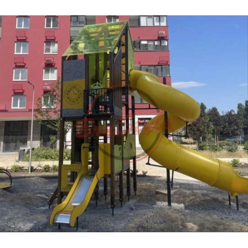 Детская площадка Великан из HDPE пластика со спиральным спуском ✅ хорошие характеристики Детская площадка Великан из HDPE пластика со спиральным спуском ✅ хорошие характеристики фото4