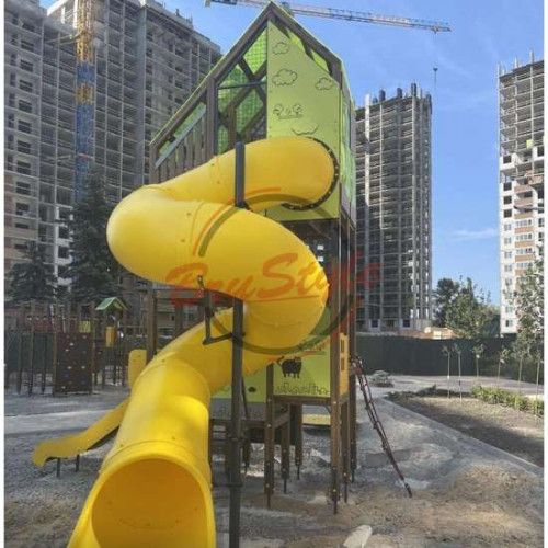 Детская площадка Великан из HDPE пластика со спиральным спуском ✅ хорошие характеристики Детская площадка Великан из HDPE пластика со спиральным спуском ✅ хорошие характеристики фото5