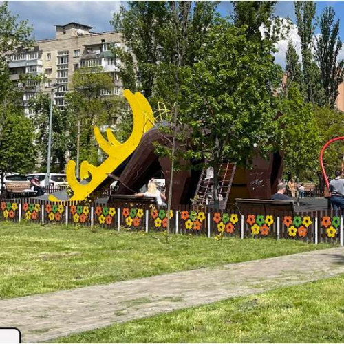 Детский игровой комплекс "Оленяшка с горкой" деревянный ✅ хорошие характеристики Детский игровой комплекс "Оленяшка с горкой" деревянный ✅ хорошие характеристики фото5