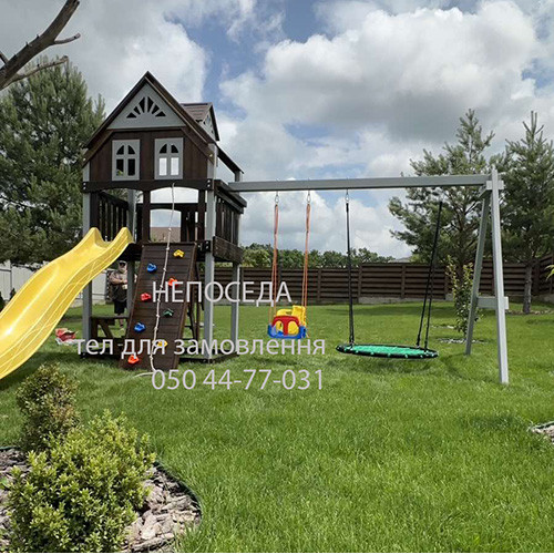 Детская площадка Villa Prima из дерева ✅ хорошие характеристики Детская площадка Villa Prima из дерева ✅ хорошие характеристики фото3