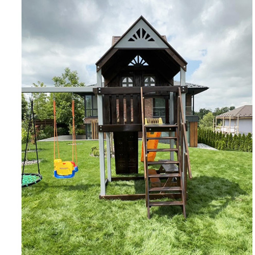 Детская площадка Villa Prima из дерева ✅ хорошие характеристики Детская площадка Villa Prima из дерева ✅ хорошие характеристики фото4