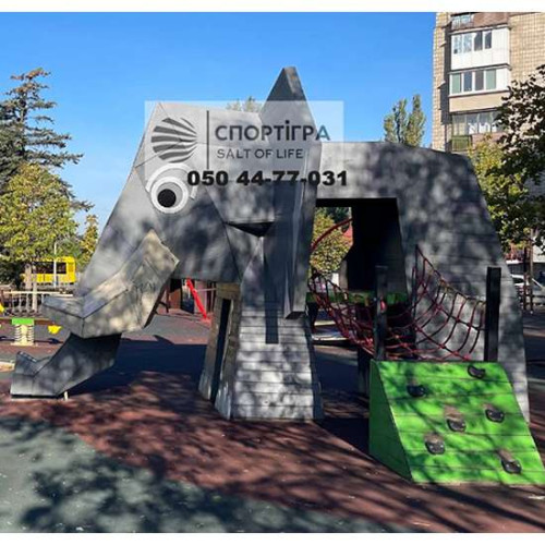 Современный детский игровой комплекс с горкой Слоненок ✅ хорошие характеристики Современный детский игровой комплекс с горкой Слоненок ✅ хорошие характеристики фото5