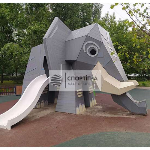Современный детский игровой комплекс с горкой Слоненок ✅ хорошие характеристики Современный детский игровой комплекс с горкой Слоненок ✅ хорошие характеристики фото4