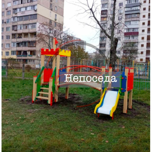Детский игровой комплекс с мостиком "Тевтонцы" для малышей ✅ хорошие характеристики Детский игровой комплекс с мостиком "Тевтонцы" для малышей ✅ хорошие характеристики фото3