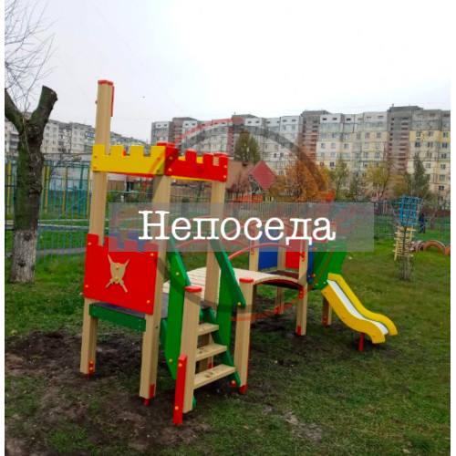 Детский игровой комплекс с мостиком "Тевтонцы" для малышей ✅ хорошие характеристики Детский игровой комплекс с мостиком "Тевтонцы" для малышей ✅ хорошие характеристики фото2