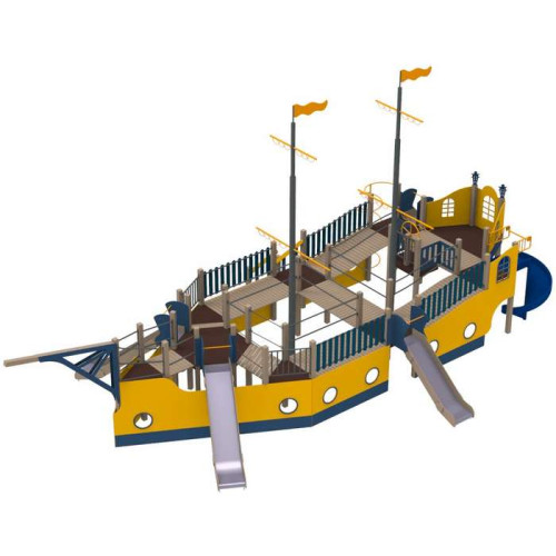 Дитячий комплекс Корабель Фрегат на майданчик ігровий ✅ хороші характеристики Дитячий комплекс Корабель Фрегат на майданчик ігровий ✅ хороші характеристики фото4