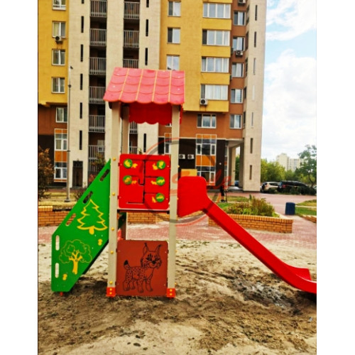 Игровой комплекс Лесные друзья DIO701HDPE пластик на улицу ✅ хорошие характеристики Игровой комплекс Лесные друзья DIO701HDPE пластик на улицу ✅ хорошие характеристики фото4
