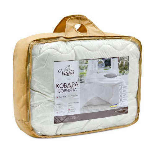 Ковдра вовняна стьобана Comfort 140х205 см ✅ хороші характеристики Ковдра вовняна стьобана Comfort 140х205 см ✅ хороші характеристики фото5